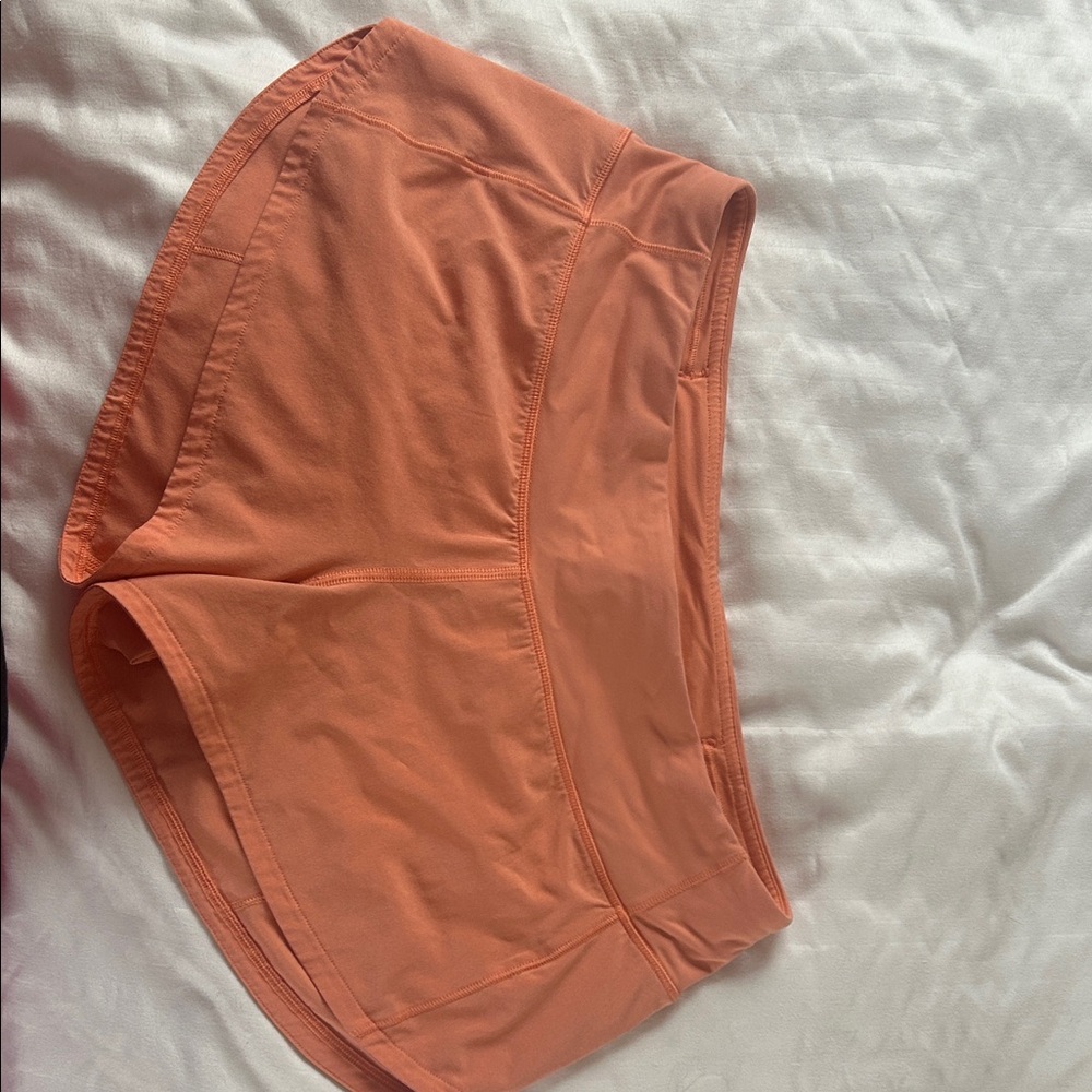 lululemon athletica Orange Athletic Shorts